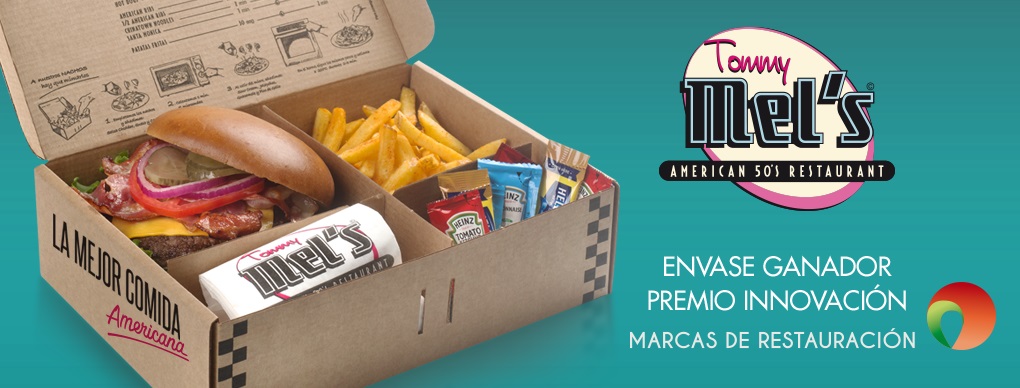 Tommy Mels recibe el premio a la innovacin, en los III Premios Marcas de Resturacin